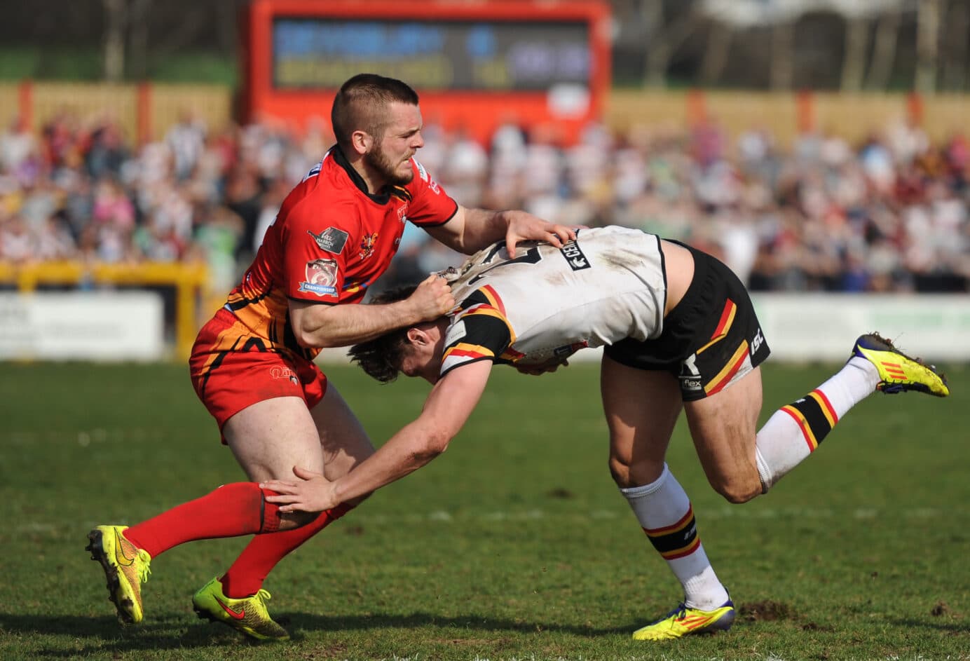 2015 - Dewsbury v Bradford - Ryan Shaw Aaron Brown-2